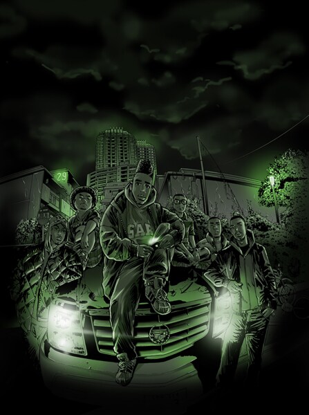 「TOKYO TRIBE3」のイメージイラスト。