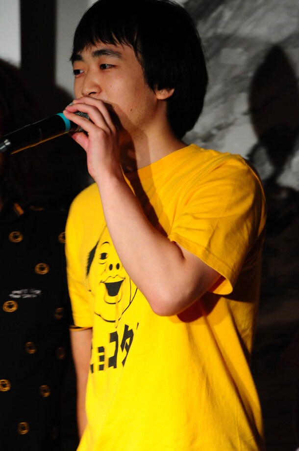 「漫画家だらけの大喜利大会」チーム、ピョコタン(写真は阿佐ヶ谷ロフトAにて7月25日に開催された第2回「ギャグ漫画家大喜利バトル」出場時)。