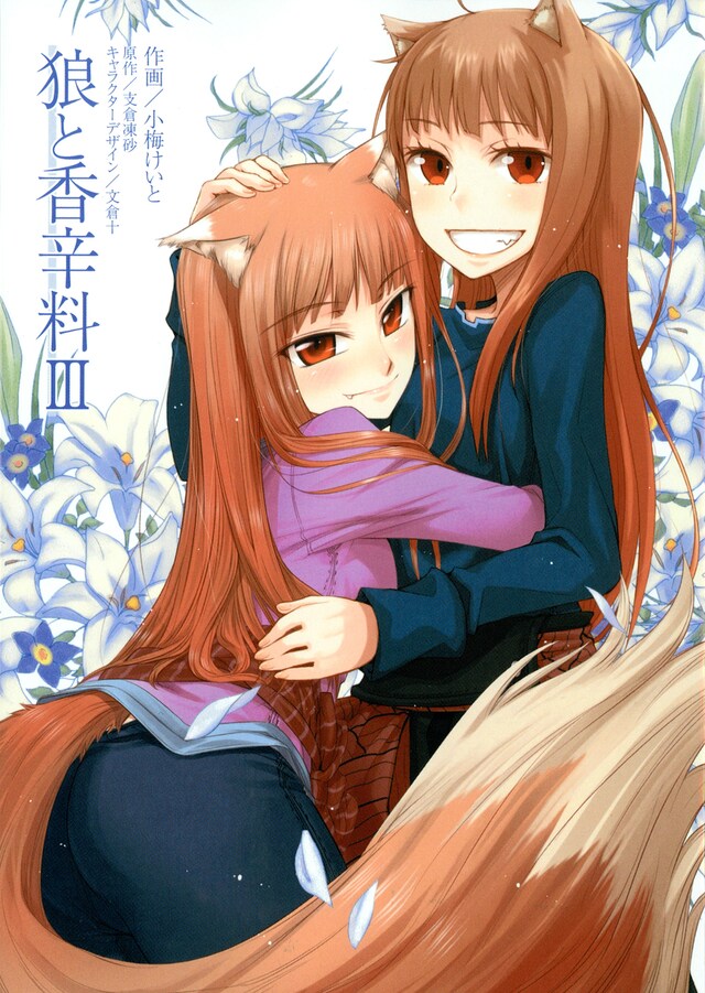 文倉十と小梅けいと合作による掛け替えカバー。その名も「2人のホロが抱き合いんすVer.」