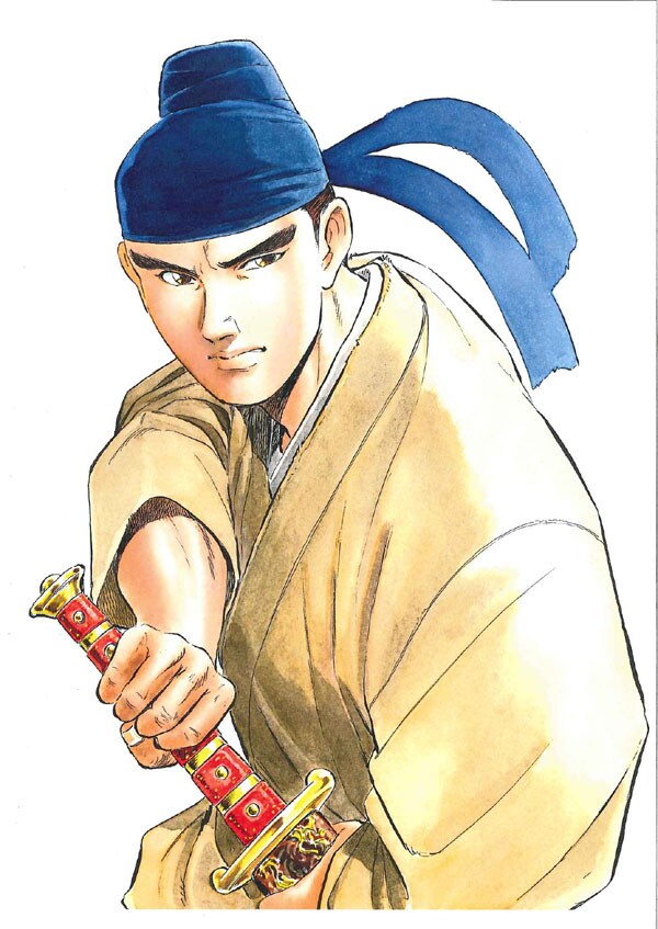 千葉が描いた若き日の劉備玄徳。