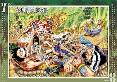 「コミックカレンダー2010」、尾田栄一郎「ONE PIECE」。