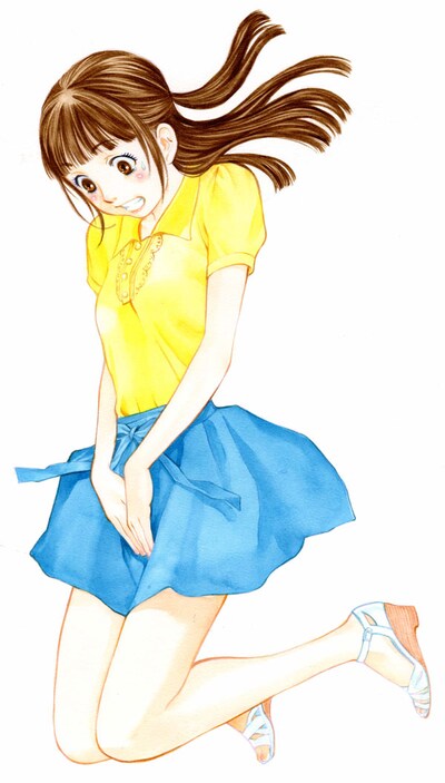 北崎拓「逆襲のオレ×ヨメ」カット。担当編集者は公式ページにて「エッチです」「男のホンネを代弁してます」「笑えます」と簡潔に作品の魅力を述べている。（ｃ）北崎拓/「月刊！スピリッツ」小学館