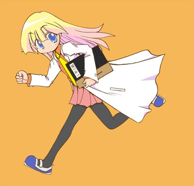 天才チビッコ先生・ベッキー。このイラストは2005年に発売された公式ガイドブックの表紙に使われたもの。