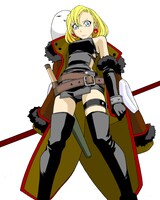 good！アフタヌーン創刊号の表紙を飾った、マリアのイラスト。