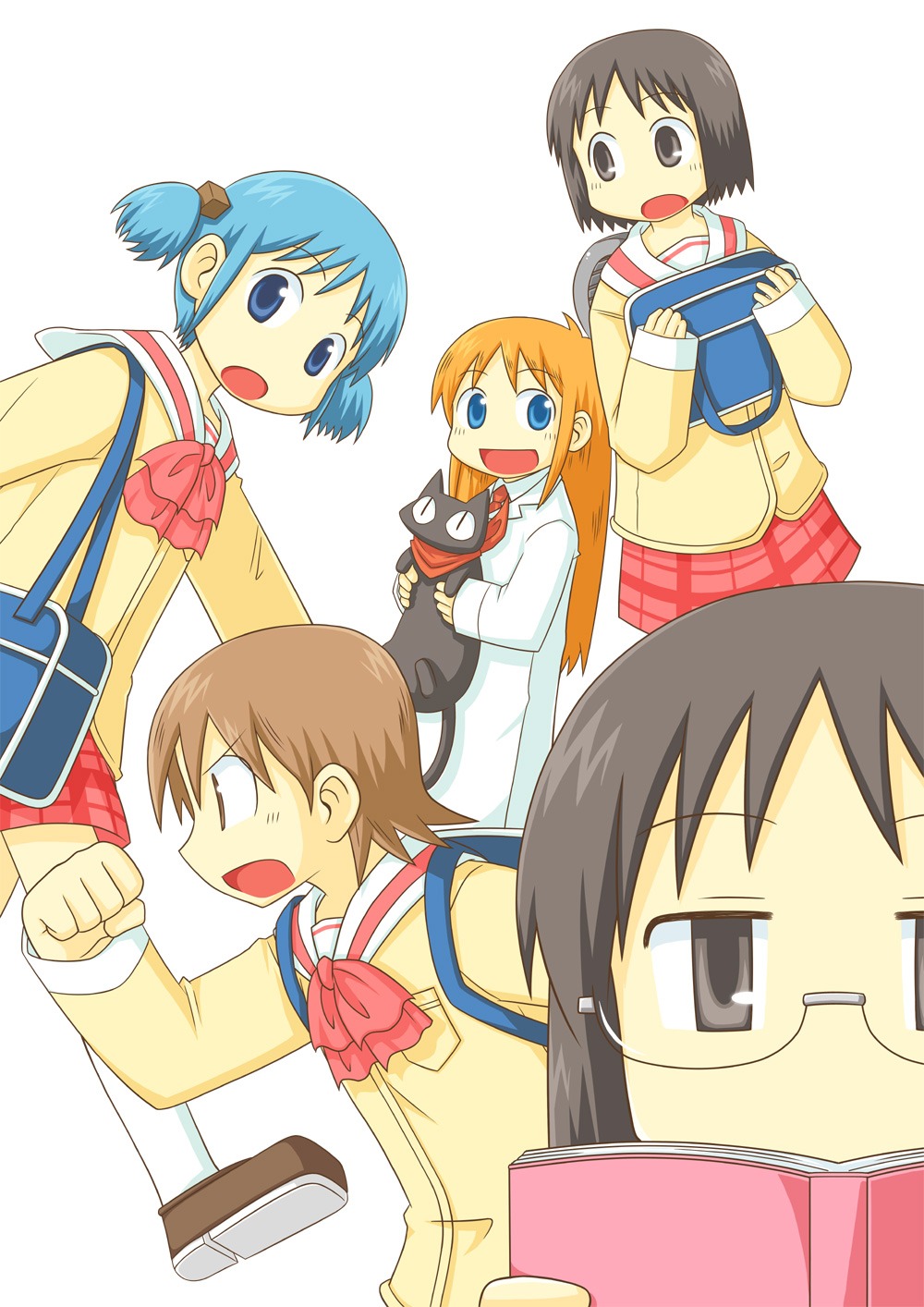 「日常」ゲーム版のイメージイラスト。