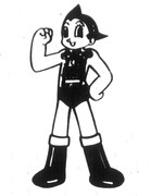 原作のアトム。(C)手塚プロダクション/毎日放送・松崎プロダクション