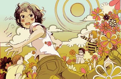 フィール・ヤング10月号、巻頭カラー「午前3時の危険地帯」イラスト。(c)祥伝社