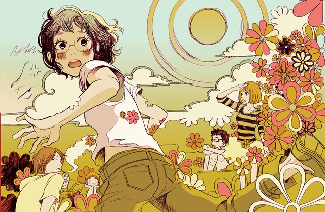 フィール・ヤング10月号、巻頭カラー「午前3時の危険地帯」イラスト。(c)祥伝社