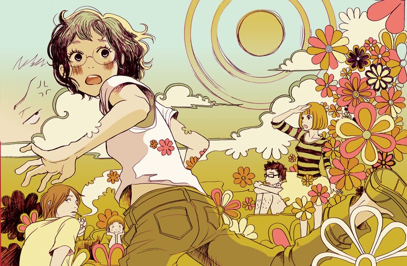 フィール・ヤング10月号、巻頭カラー「午前3時の危険地帯」イラスト。(c)祥伝社