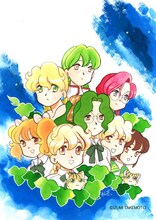 「竹本泉原画展」イメージイラスト。