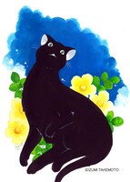 「竹本泉原画展」イメージイラスト。