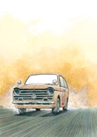 「F FINAL」カラーイラスト。