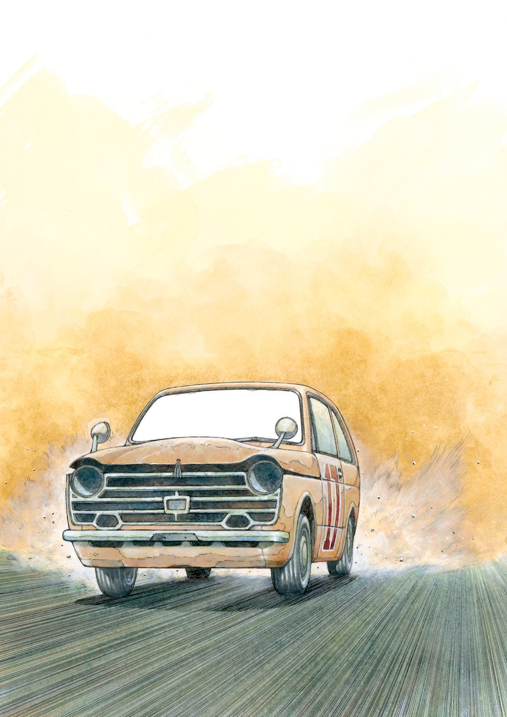 「F FINAL」カラーイラスト。