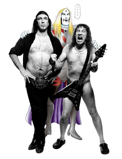 アンヴィルの2人を影ながら応援するクラウザーさん。(C)Brent J. Craig/ANVIL! THE STORY OF ANVIL