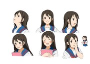 アニメ「となりの801ちゃんR」よりひなちゃん表情(c)京都御薗橋アニメーション