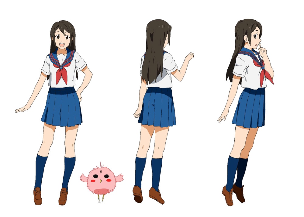 アニメ「となりの801ちゃんR」よりひなちゃん全身(c)京都御薗橋アニメーション