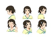 アニメ「となりの801ちゃんR」より801ちゃん表情(c)京都御薗橋アニメーション