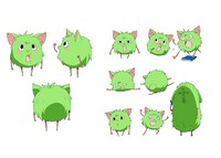 アニメ「となりの801ちゃんR」より801ちゃんの中身(c)京都御薗橋アニメーション