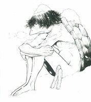 坂本眞一が描いたカッパマンガ「孤高のカッパ」より。群れから離れ、孤独な大河横断行に身を投じるカッパ「林川太郎」を主人公とした物語とのこと。もちろんそんな作品は存在しないのでファンは慌てないように。(c)集英社／週刊ヤングジャンプ／坂本眞一