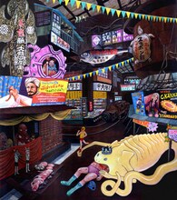 「逆柱いみり展」DM。