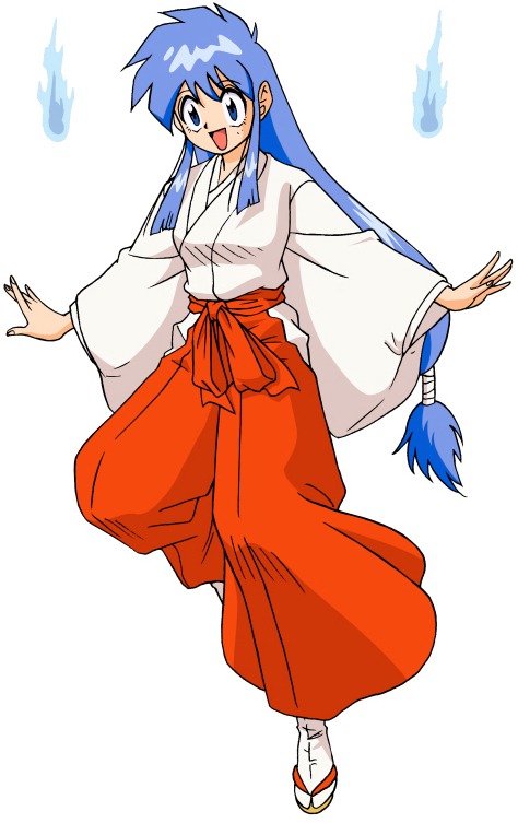 美神事務所でアルバイトする自縛霊のおキヌちゃん。(C)椎名高志／小学館