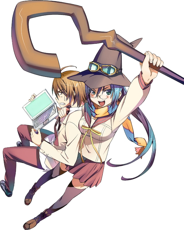 電撃大王11月号に掲載されている、森山大輔のイラストカット。（イラスト／森山大輔）