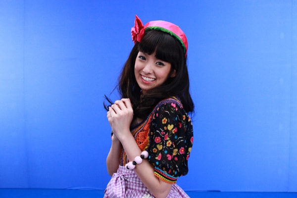 ミッチー役を演じる南明奈。うぶな顔して、世界征服を夢見る少女という役どころ。未来は彼女の手の中に。