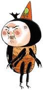 実写版ではカンニング竹山が演じる、カブトムシ斎藤イラスト。
