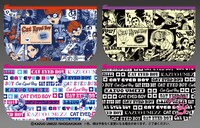 「猫目小僧」ポーチ。こちらはアメコミ風。