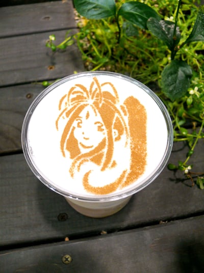 ベルダンディーのカプチーノ。