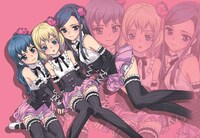 「ブロッケンブラッドIV」より、KGB48所属の3人組アイドルユニット「カッシュマッシュ」の3人。普通の美少女アイドルかと思いきや、実は全員女装男子。