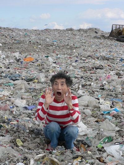 映画メインビジュアル。生写真はどんな表情の楳図なのだろうか。