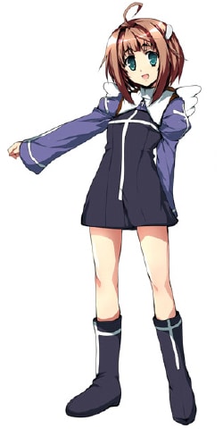 キャラクターのひとり、天見愛流（あまみあいる）。天然っぽい可愛らしいキャラクターだ。