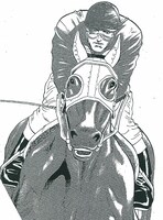 新山藍朗原案による森田信吾「栄光なき天才たち2009」カット。(C)森田信吾／週刊ヤングジャンプ