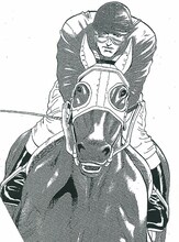 新山藍朗原案による森田信吾「栄光なき天才たち2009」カット。(C)森田信吾／週刊ヤングジャンプ