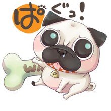 櫁屋涼の新連載「わんぱぐ！」カット。