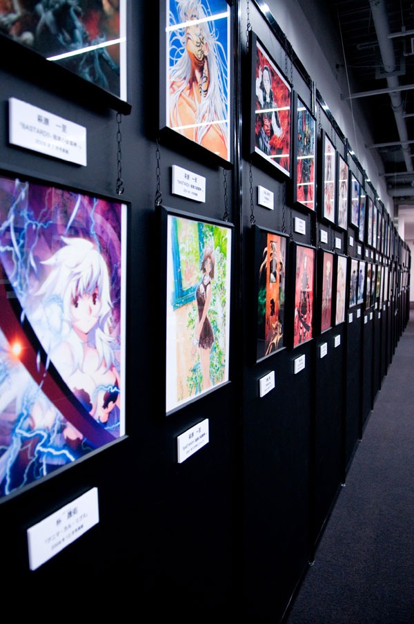 ウルトラジャンプ創刊10周年を記念したイベント「ウルジャンまつり in　アキバ2009」原画展会場の様子。