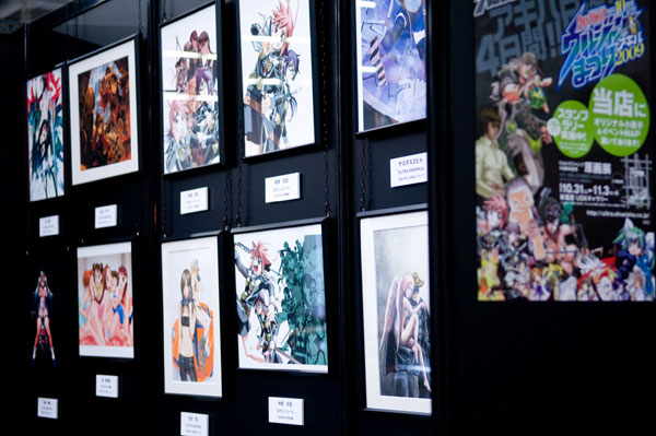 ウルトラジャンプ創刊10周年を記念したイベント「ウルジャンまつり in　アキバ2009」原画展会場の様子。