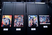 ウルトラジャンプ創刊10周年を記念したイベント「ウルジャンまつり in アキバ2009」原画展会場の様子。