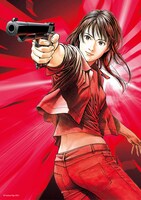 北条司「エンジェル・ハート」2010年カレンダー表紙イラスト。(C)北条司 2001