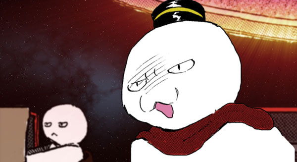 エトの仲間と思われる宇宙人達。(c)うすた京介/集英社