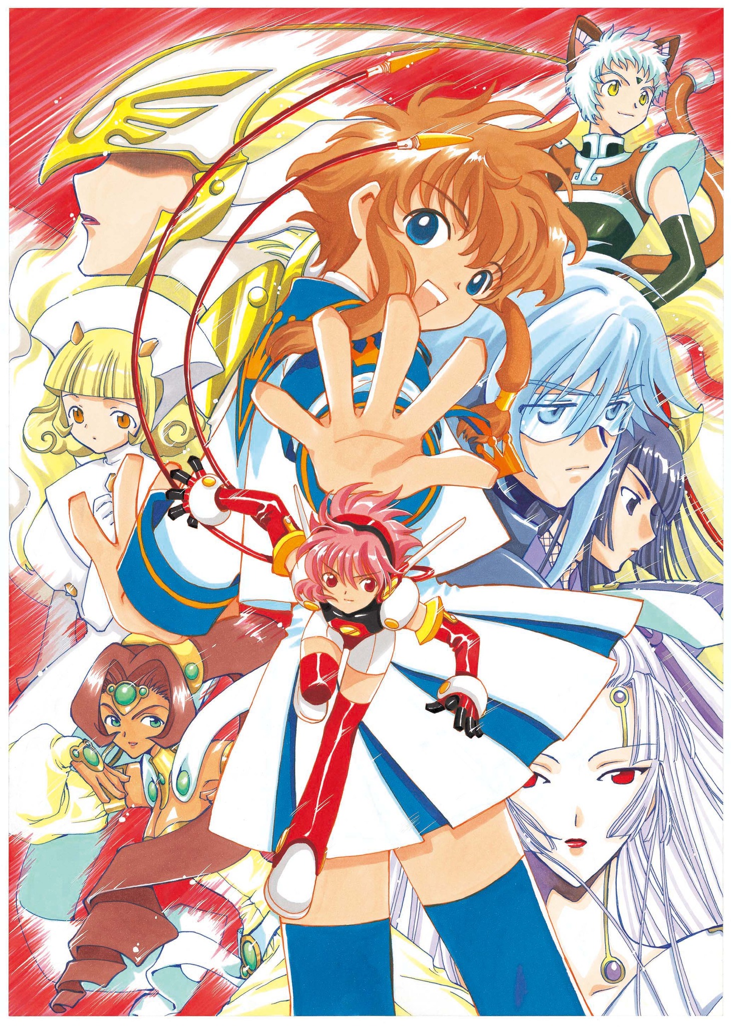 「機動天使エンジェリックレイヤー」キービジュアル。