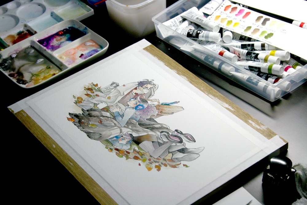 入江こだわりの着彩風景は動画でチェック！