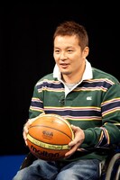 車椅子バスケ日本代表として活躍する京谷和幸。(C)尾形正茂 (SHERPA)