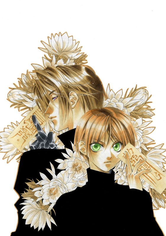 花とゆめ2000年12号の表紙イラスト。(C)松下容子/白泉社(花とゆめ)