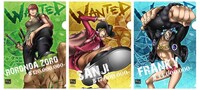 K賞は1セット3枚の「クリアファイルセット」が全3種類。(C)尾田栄一郎／集英社・フジテレビ・東映アニメーション　(C)「2009 ワンピース」製作委員会