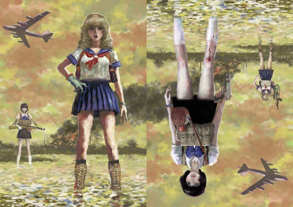 「べっちんとまんだら」のイラスト。