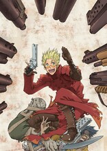 劇場アニメ「TRIGUN -Badlands Rumble-」キービジュアル。(C)内藤泰弘／少年画報社・トライガン製作委員会