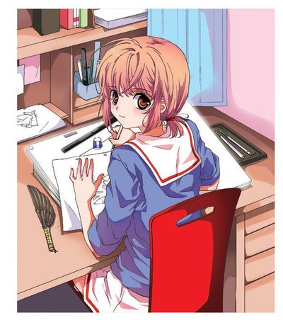 松沢まりのイラストカット。