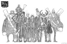 付録の綴じ込みポスター。（C）尾田栄一郎／集英社・フジテレビ・東映アニメーション（C）「2009 ワンピース」製作委員会